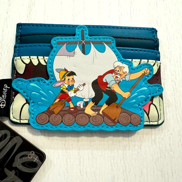 Pinocchio and Geppetto Loungefly Card Holder Wallet - Picture 1 of 5